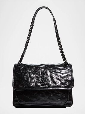 Saint Laurent Niki Medium YSL Monogram Flap Shoulder Bag